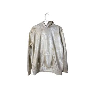 Camouflage Print Hooded Sweatshirt Small Size